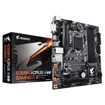 Gigabyte GA-B360M-AORUS-GAMING-3 Intel SKT-1151 8/9 Gen